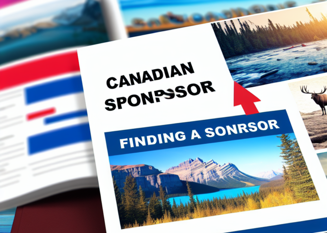 Finding Your Canadian Sponsor: A Comprehensive Guide