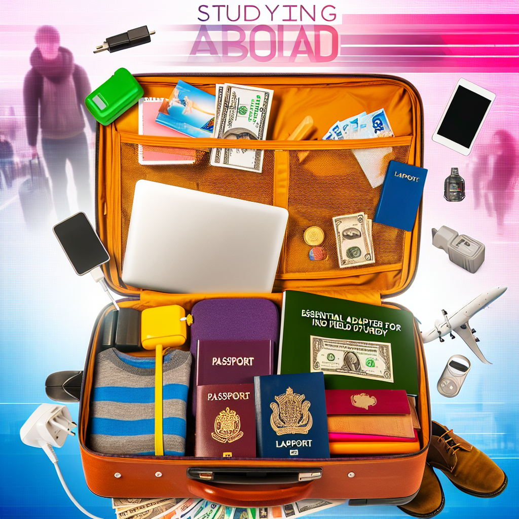 Essential items every student must pack when studying abroad