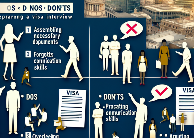 Preparing for a visa interview: Dos and Donts